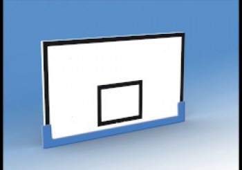 Kantenschutzpolster für Baskteballzielbretter Maße 180 x 105 cm