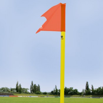 Eckstange gelb/50mm, neon-rot