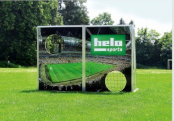 Torwand freistehend, 2,70 x 1,83 m, Farbe Weiß I Toba-Sport.Shop