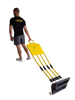 Standfuß mit Rollen - BASIS FÜR POWERSHOT® FREISTOSSMAUER DUMMI I TOBA-Sport.Shop